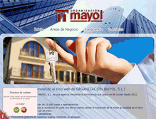 Tablet Screenshot of organizacionmayol.com